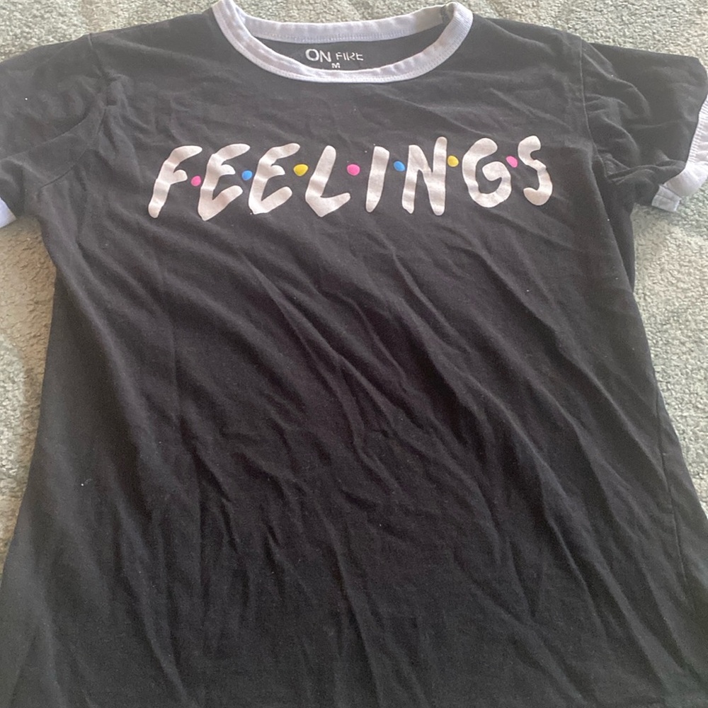 Medium sized Feelings graphic t shirt